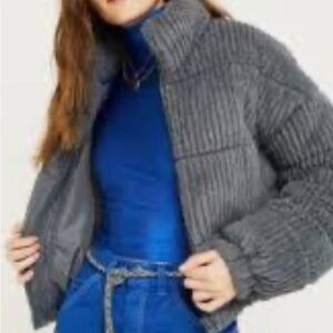 Women's America Outdoorsman Grey So soft Puffer style Jacket